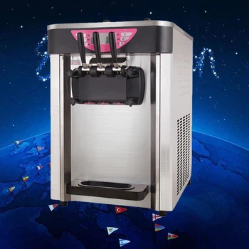 

Commercial Soft Ice Cream Machine High Production Capacity 21-26L / H Brand New Ice Cream Making Machine