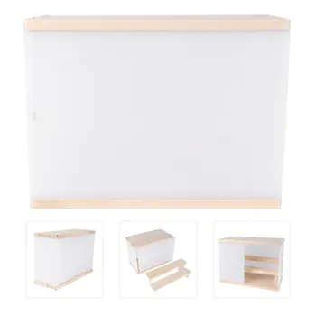 

1PC Manual Model Display Rack Handmade Model Display Box Jasmine Doll Storage Box Multi-purpose Display Container for Shop Home