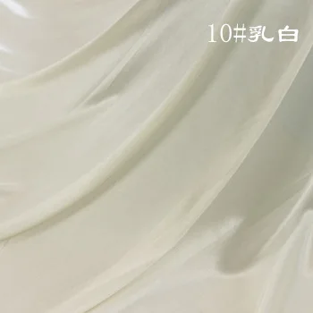 100*150 см 19 цветов атласная ткань для платья свадебный фон ткань полиэстер шелк ткань подарок подкладка подарочной упаковки Ручное шитье для поделок - Цвет: 10Beige