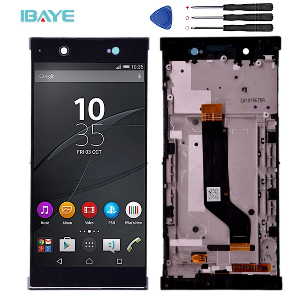 

For SONY Xperia XA1 LCD Touch Screen with Frame For SONY Xperia XA1 Screen Replacement LCD G3112 G3116 g3121