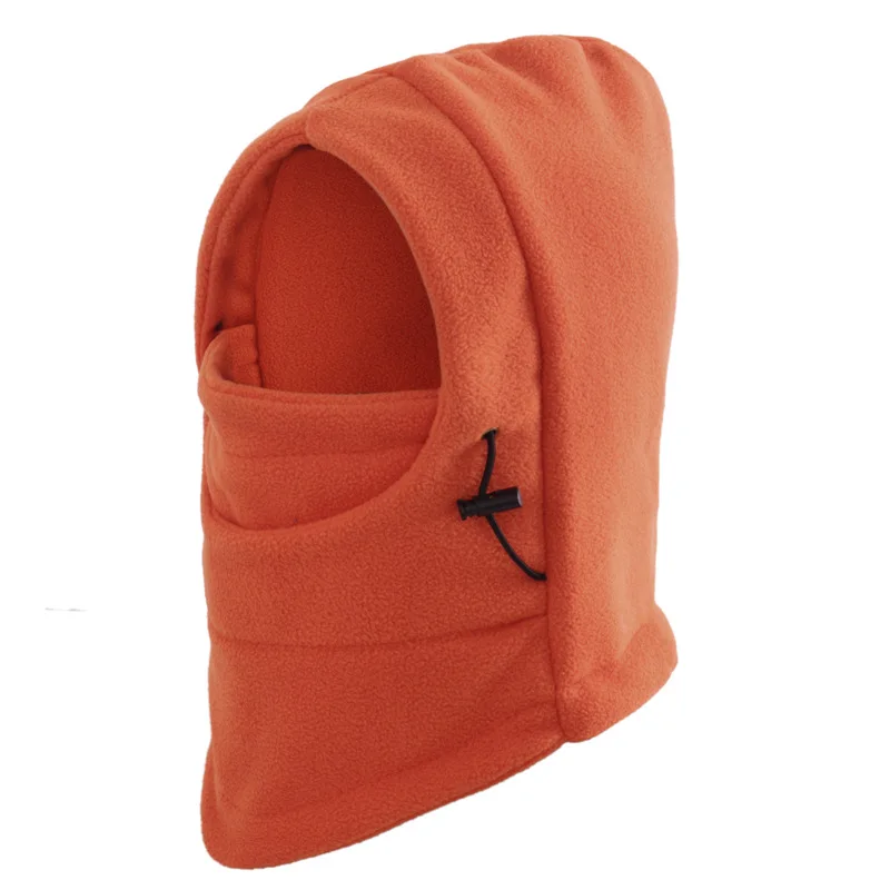 Dilidala зимние теплые вязаные шапки, ветрозащитная шапка, уличная шапка для верховой езды, маска, шапка, шейный шлем, шапочки для унисекс, Балаклава, шапки - Цвет: Orange