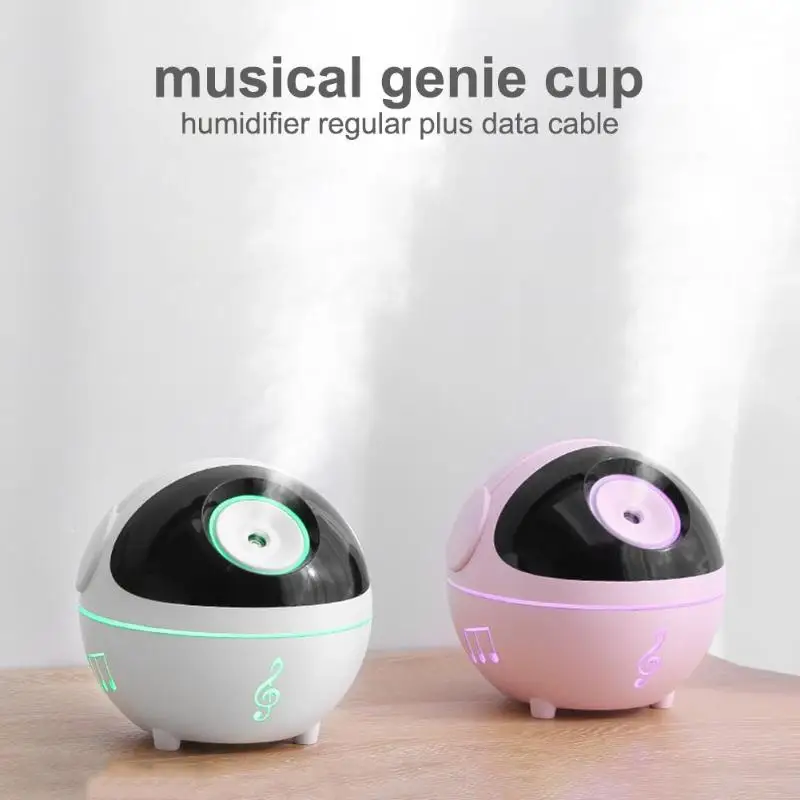 

Mini Air Humidifier USB Ultrasonic Humidifier Mist Maker Aromatherapy Essential Oil Aroma Diffuser 350ml with Night Light