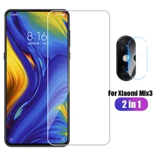 2 in 1 For Xiaomi Mi Mix 3 Mix3 Tempered Glass Scr