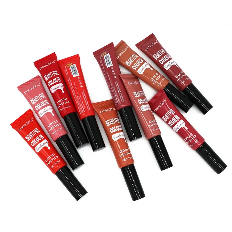 Hotsale Beauty 12 Colors Lip Gloss Matte Lip Gloss Liquid Matte Lipstick Moisturizing Long Lasting Hotsale Beauty 12 Colors Lip Gloss Matte Lip Gloss Liquid Matte Lipstick Moisturizing Long Lasting