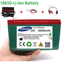 

24V 40/50/60Ah 18650 Li-ion Battery Pack Electric Bicycle Moped /Electric/Lithium Ion Battery Pack+ 2A Charger