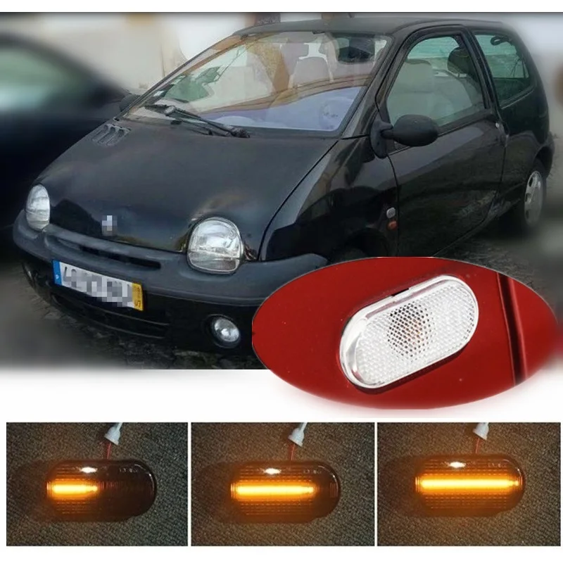

for Renault TWINGO I MK1 (C06_) Box VAN (S06_) Dynamic LED Sequent Indicator Side Marker Signal Accessories