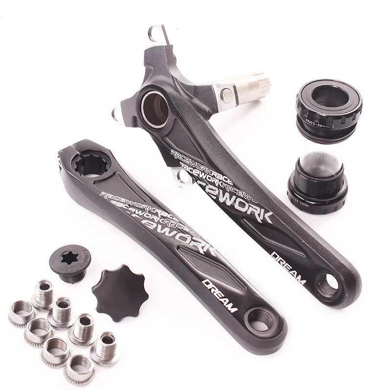 RACEWORK шатунный палец для 104BCD 170 мм Дорожный велосипед Звездочка MTB велосипед диаметра окружности болтов(Алюминий сплава нижний шатун со звездочками для велосипеда рукоятка MTB