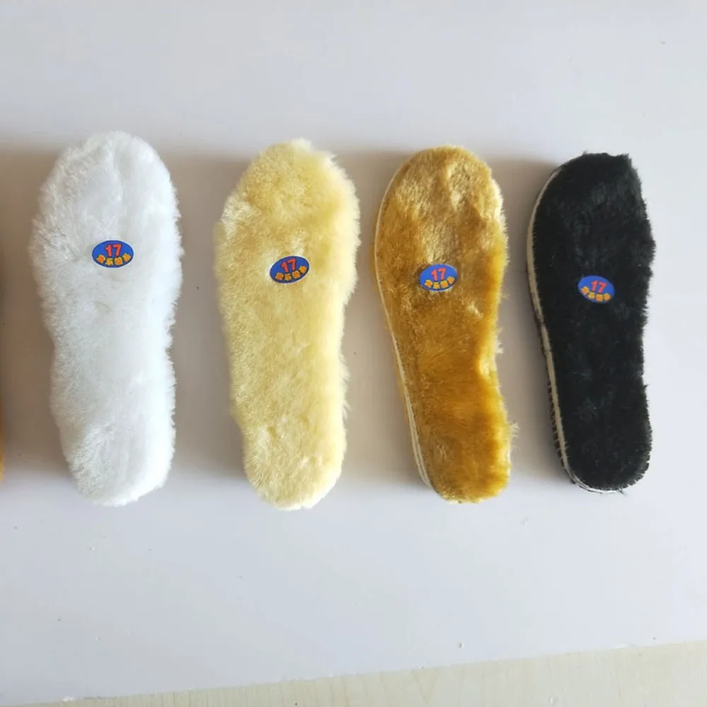 2020 Hot Warm Heated Insoles Soles For Shoes Winter Thick Pad Warm Insoles Imitation Wool Breathable Snow Boots Fur Insoles Pad