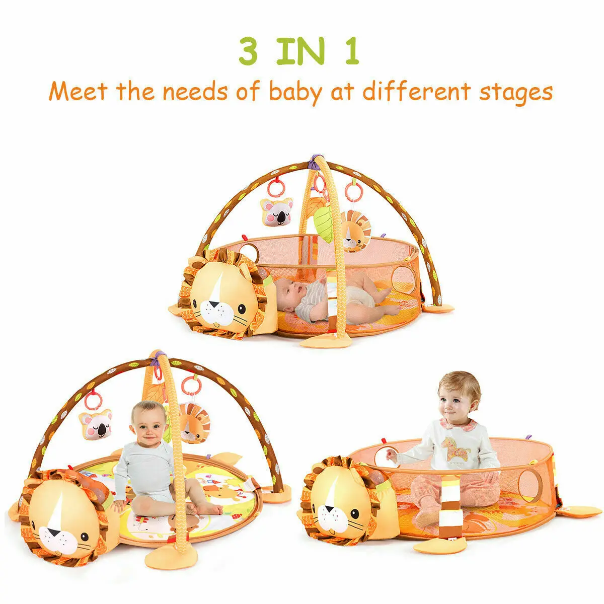 3 в 1 детский игровой коврик Tapete Infantil, детский коврик, детский коврик для занятий в тренажерном зале, для занятий фитнесом, коврик для занятий спортом, детские игрушки, раннее образование