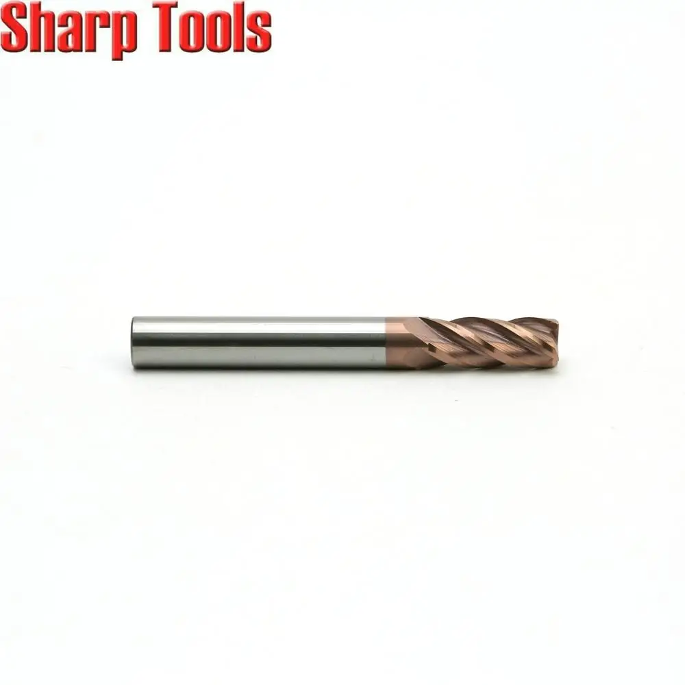 

16*45*100mm 4 Flute Tungsten Carbide Cutters Endmill Router Bits CNC Tools Set for Metal Steel Face Milling Slotting Profiling
