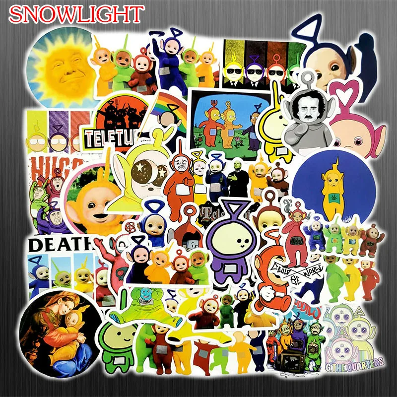 10/30/49pcs/pack Kawaii Teletubbies Cartoon Stickers For Chidren Toy Waterproof Sticker To DIY Laptop Bicycle Helmet Decals