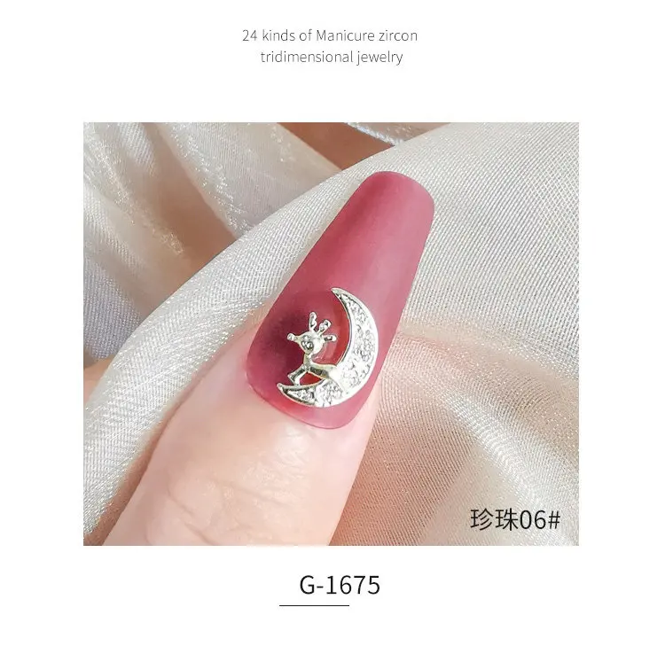 10 teile/los 3d Kreuz flügel Zirkon kristalle Legierung Strass Schmuck Schmuck Nail Art Dekorationen Nägel Zubehör Charms liefert g1644 – Detail 14