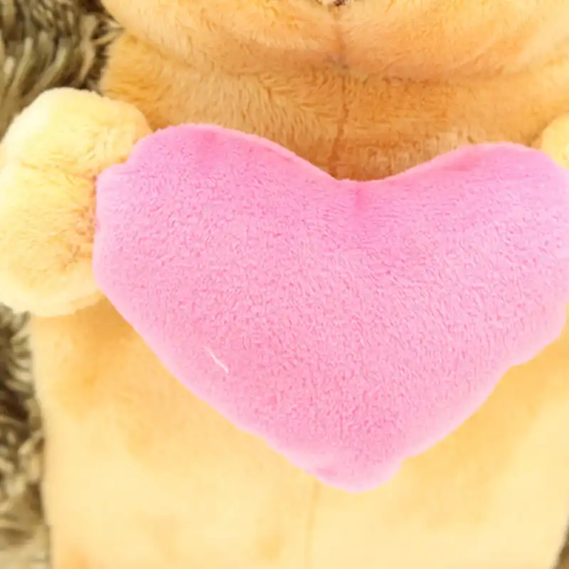 valentine's day hedgehog stuffed animal
