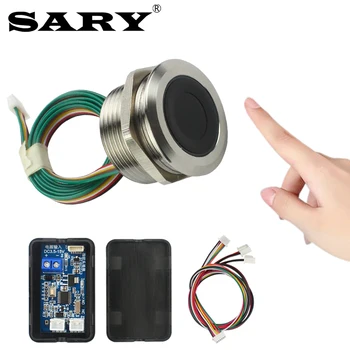 SARY 지문 접근 제어 릴레이 보드, 지문 확인 모듈, 전기 잠금 제어 보드, DC12V, DC24V