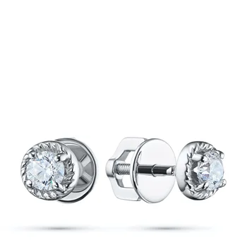 

Pusety of white gold with diamond e0901ps02200214