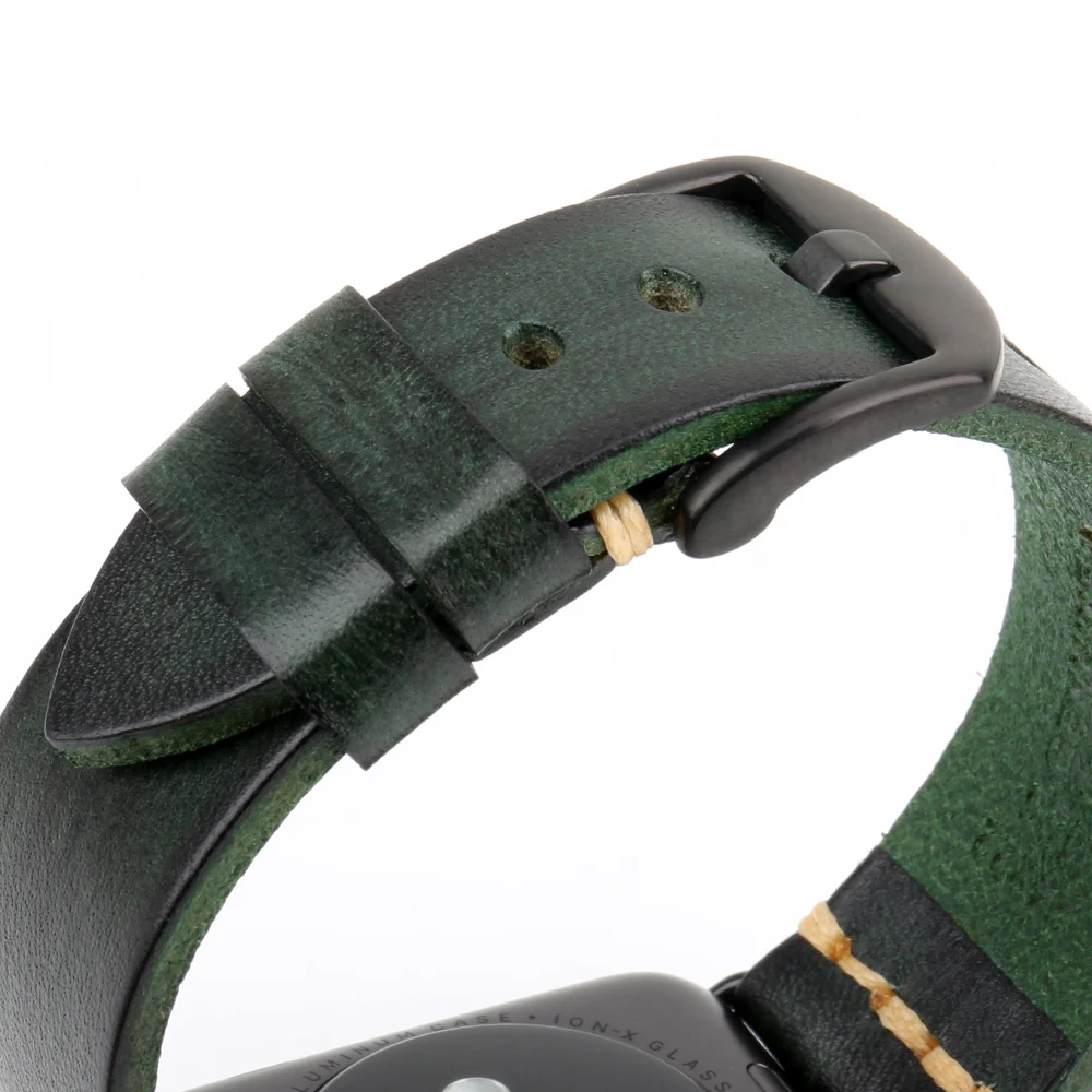 Аксессуары для часов, сменный кожаный ремешок для Apple Watch, ремешок 44 мм, 40 мм, 42 мм, 38 мм, серия 5, 4, 3, 2, iWatch, Ремешки для наручных часов