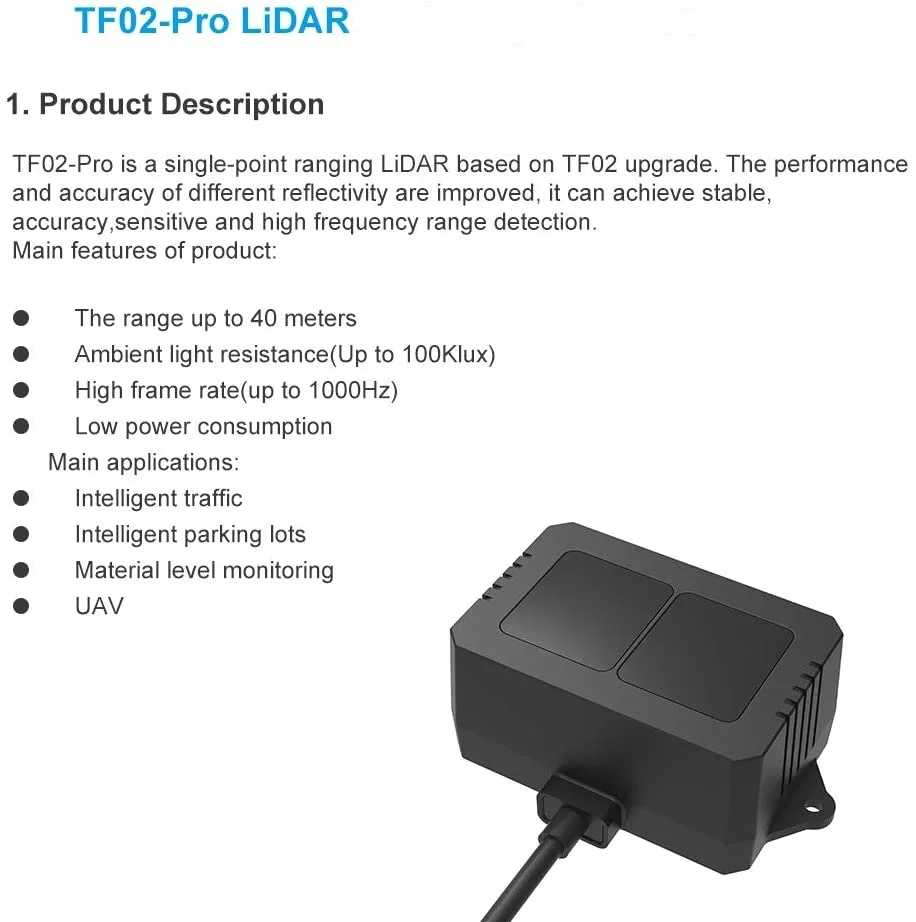 TF02 tof ranging lidar sensor (2)