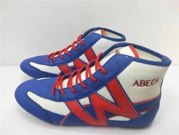 

Men super quality boxing wrestling fighting weight-lifting Gym shoes male PU leather training deadlift fitness Squat shoes