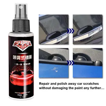 

100ML Car Nano Repair Spray Professional Scratch Removal Wax Rainproof Coating Agent Rust Car Repair Tools Universal For New Car