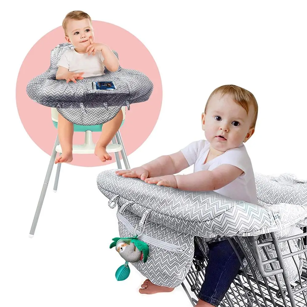 Baby Shopping Trolley Cart Seat Pad Kid Child High Chair Cover Protective Mat 