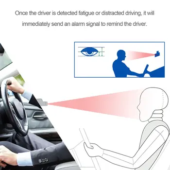 

Practical Fatigue Monitor Driving Alarm System Fatigue High-Tech Pupil Identification Image Sensor Real Time Warning Device