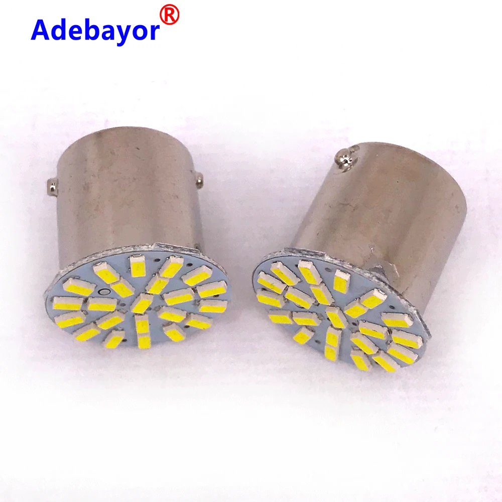 500pcs 1156 BAY15S P21W 3014 22 SMD ڵ Led ȸ  ȣ 극ũ   ڵ Ĺ   DC 12V 24V