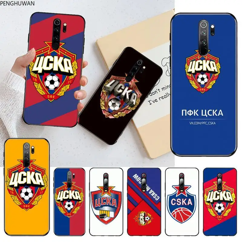 Роскошный чехол для телефона с логотипом ЦСКА МОСКВА DIY Redmi Note 8 8A 8T 7 6 6A 5 5A 4 4X 4A Go
