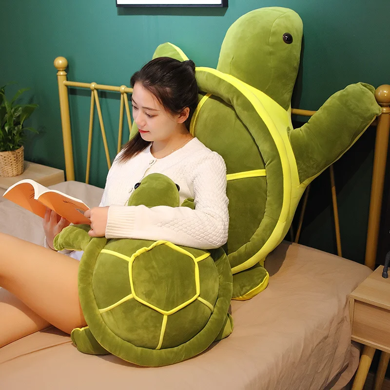 Cute Ocean Sea Turtle Plush Turtle Toy Stuffed Animal Doll Cushion Pillow Kids - 55Cm