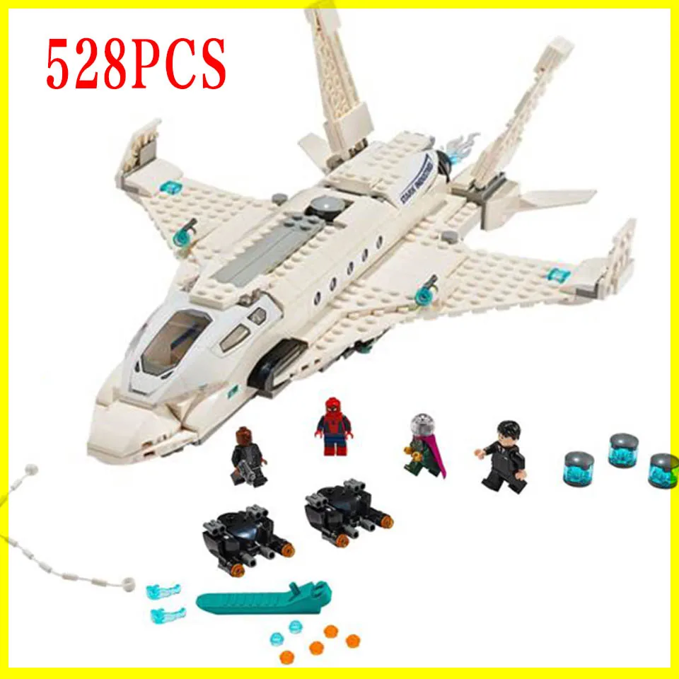 

Iron Man Fighter Compatible Lepining 76130 Marvel Super Heroes Model Building Blocks Boy Birthday Gift Toy For Children