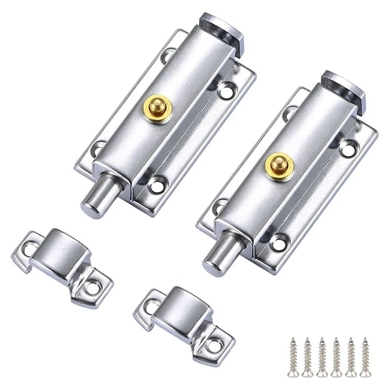 Promotion! Push Barrel Bolt Latch Slide Lock for Inside Door 10 Pcs 3 Inch Stainless Steel Locks Rv Toilet Bathroom S | Инструменты