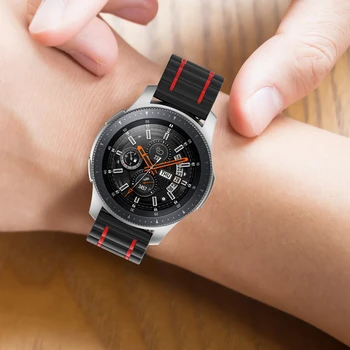 

22MM Silicone Strap For Samsung Galaxy Watch3 45MM/45MM LTE Smart Wristband Sport Bracelet For Gear S3 Classic/Frontier Correa