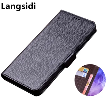 

Business genuine leather side magnetic buckle wallet phone case card holder for Huawei Mate 20 Lite/Mate 10 Lite phone bag case
