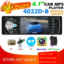 4022D Car Stereo MP5 Player Bluetooth USB TF Card AUX Radio In Dash Receiver Supporting Reversing Image and Video Output