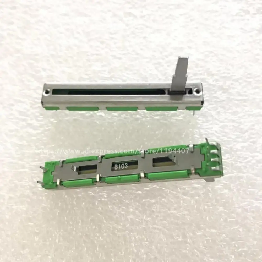 Потенциометр B10K 60 мм прямой скользящий для микшера новатор DJM 400 500 600