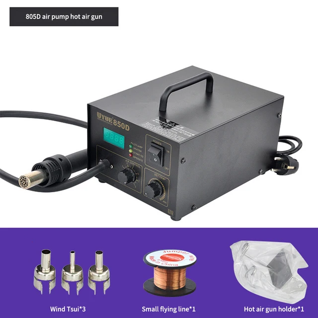Hot Air Gun Soldering Station Uyue 850d Digital Display Hot Air Gun Hot Air Tube Dismantling Ic Cpu Smd Rework Station Tool Parts Aliexpress Hot Air Gun Soldering Station Uyue 850d Digital Display Hot Air Gun Hot Air Tube Dismantling Ic Cpu Smd Rework Station Tool Parts Aliexpress