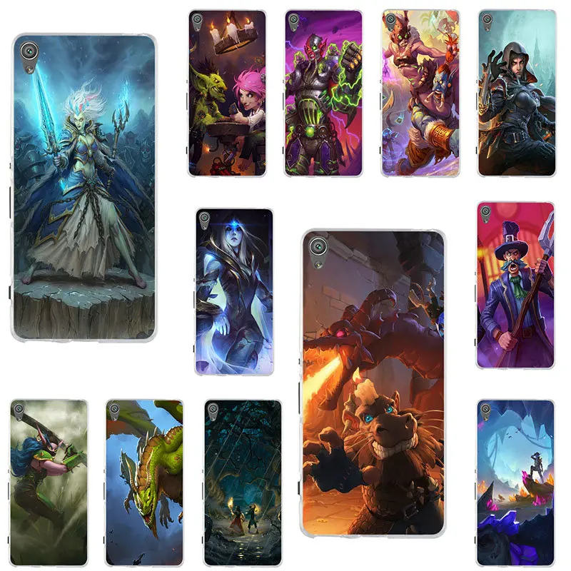 Hearthstone Heroes Of Warcrafts Soft TPU Silicon for Sony Xperia E3 E5 M2 M4 M5 T3 X XA1 XZ Z Z1 Z2 Z3 Z4 Z5 Compact Premium | Мобильные