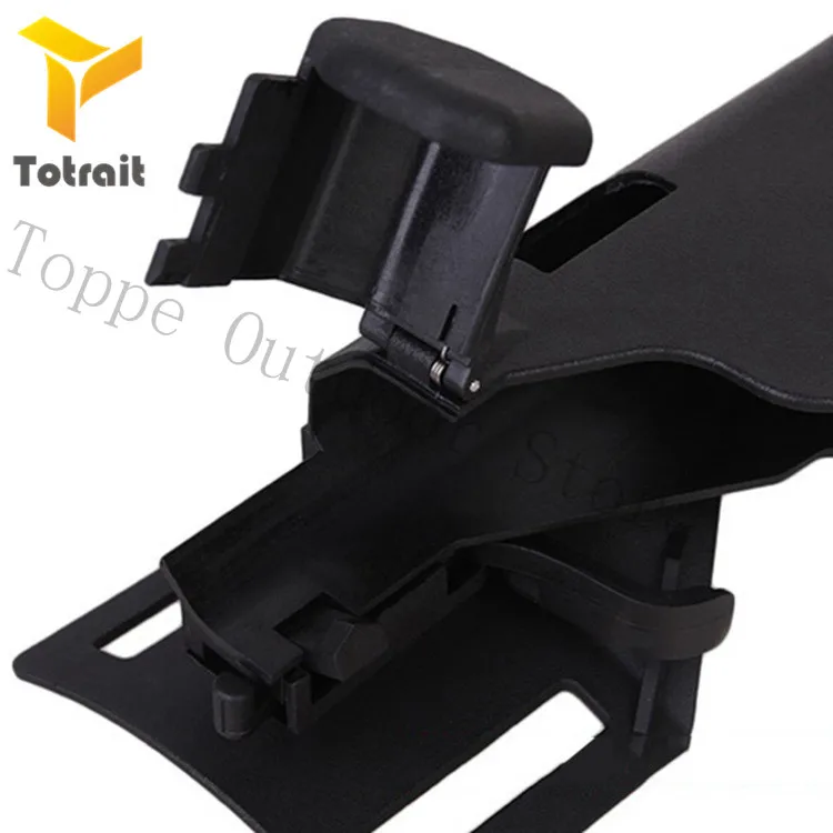 TOtrait Fast Loaded Holster Quick Release Waist Harness Tactical Belt Gun Holster For Glock17/19/22/23/25/31/32/35/37 EM6335
