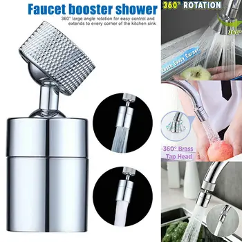 

Kitchen Faucet Aerator 360 Degree Adjustable Brass Tap Head Water Filter Diffuser Water Saving Nozzle Faucet Connector Shower