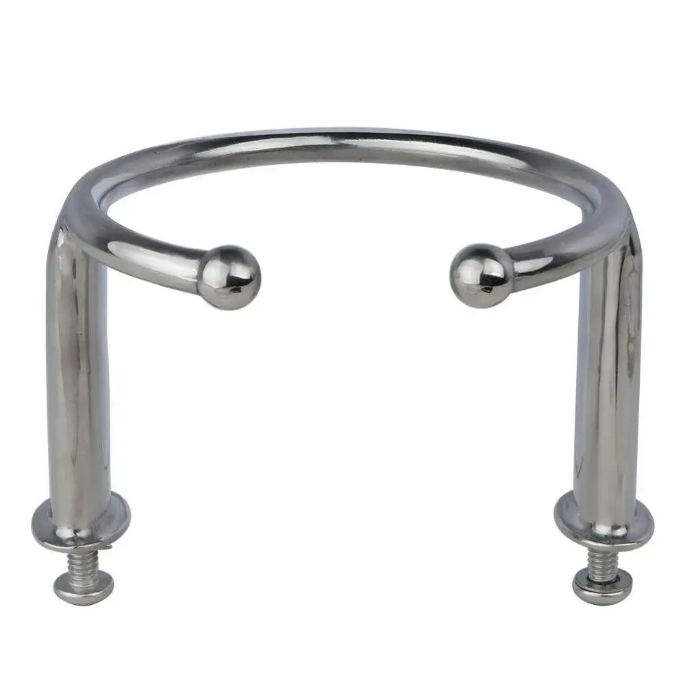 Boat 316 Stainless Steel Open Ring Cup Drink Bottle Cup Holder Polished for Marine Yacht