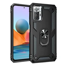 

Armor Drop Protective Holder for Redmi Note10 10s Fitted Shockproof for Xiaomi 11 Lite Magnetic Ring Case