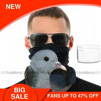 

Pigeon Head Mouth Face Mask Pigeon Facial Mask Polyester for Adult Funny with Filters Mask