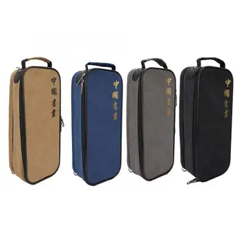 

Painting Bag Multifunctional Large Capacity Calligraphy Stationery Case with Elastic Band Stationery storage bag