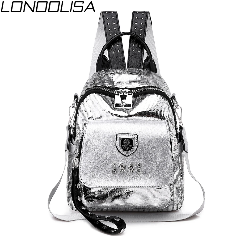 

New Fashion Backpack Women High Quality Soft PU Leather School Bags For Teenage Girls 3 in 1 Ladies Travel Backpack Sac A Dos