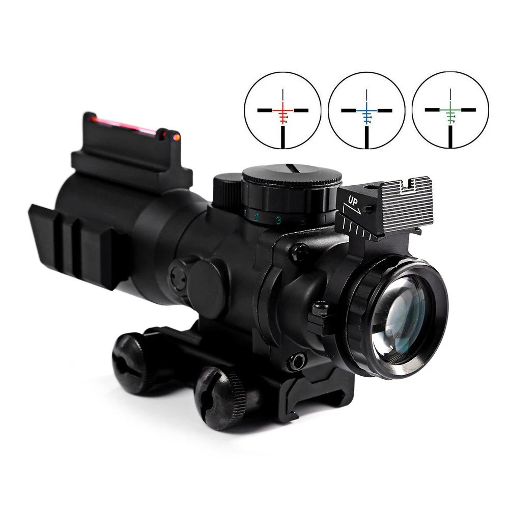 Holographic Red Green Dot Optical Fiber Sollimator Sight Hunting Vector Riflescope Sniper Tactical Mount | Спорт и развлечения