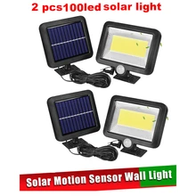 2/4pcs PIR Solar Powered Outdoor Motion Sensor Security 100/56/30LED Light Ip65 Waterproof & Heatproof Garden Wall Lighting Lamp 2/4pcs PIR Solar Powered Outdoor Motion Sensor Security 100/56/30LED Light Ip65 Waterproof & Heatproof Garden Wall Lighting Lamp