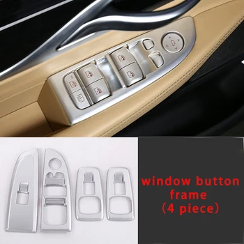 

For BMW 7 series G11 G12 740i 750i 2016-2018 window button frame chrome molding trim 4pcs