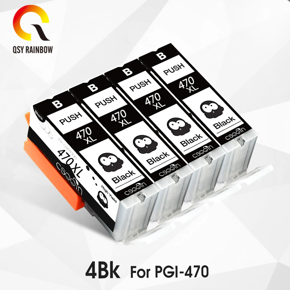 

New Canon PGI 470 CLI 471 Compatible ink cartridges for CANON PIXMA MG 5740 8640 / TS 5040 6040 inkjet Printer all black