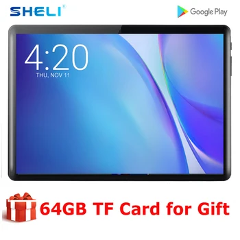 

Fast Shipping Android 9.0 OS 10 inch Tablet 3G Phablet 2GB RAM 32GB ROM 1280x800 WiFi Bluetooth GPS Tablet 10.1 +Gifts