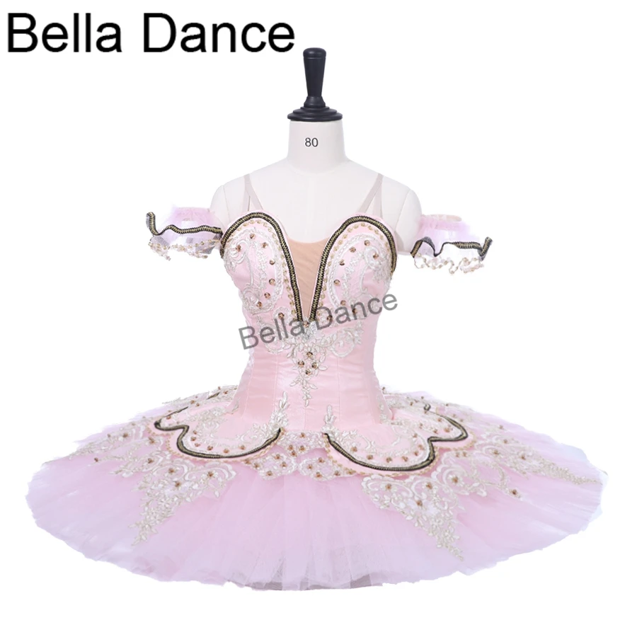 Pink Child Nutcracker Pancake Tutu Costume Women Adult Professional Ballet Tutu Stage Costume Pancake BT9044