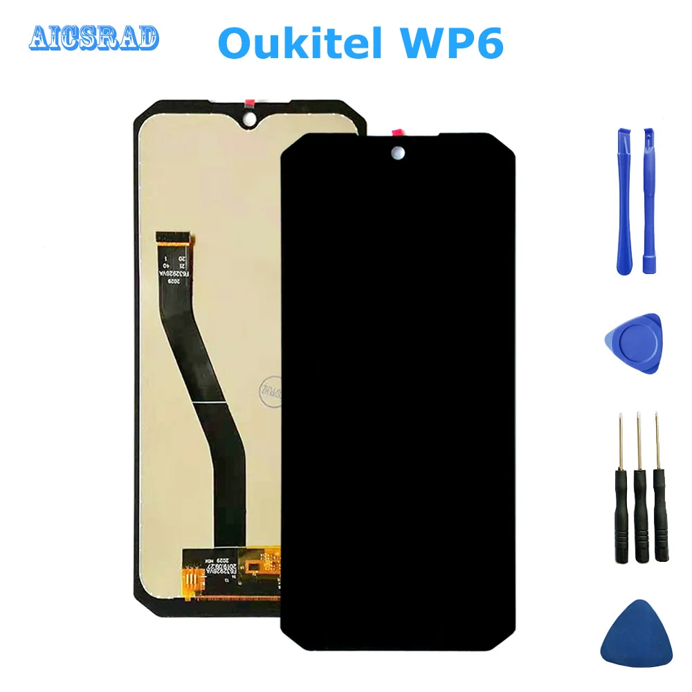 Кодирующий преобразователь сенсорного экрана в сборе для Oukitel WP6 |  AliExpress